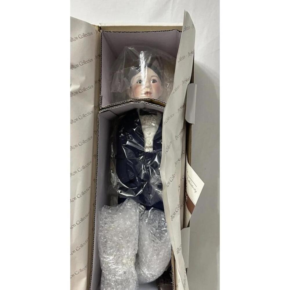 Vintage NIB‎ 1993 The Hamilton Collection Little Rascals Alfalfa Porcelain Doll